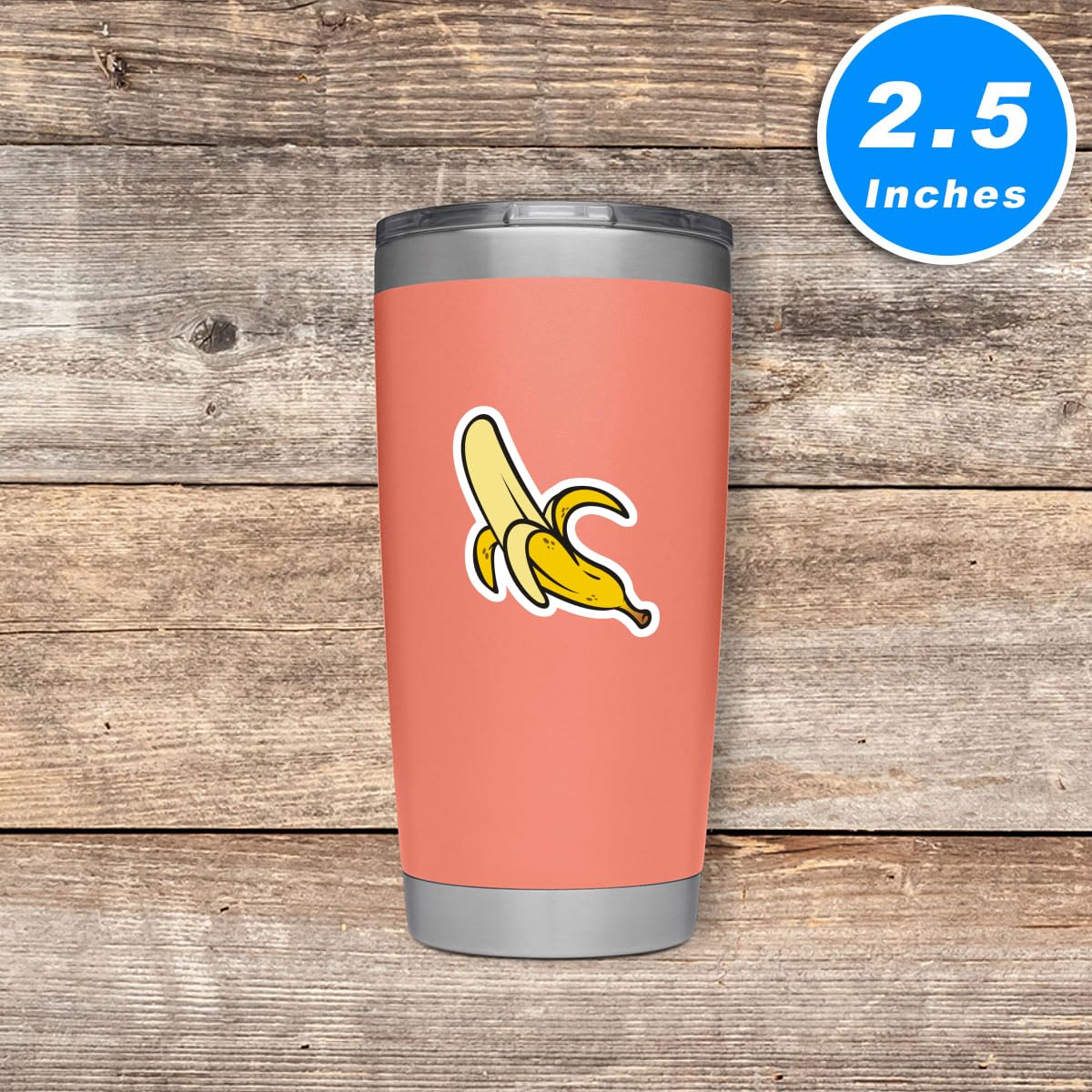 Premium Banana Sticker Set - 3 Pack (2.5