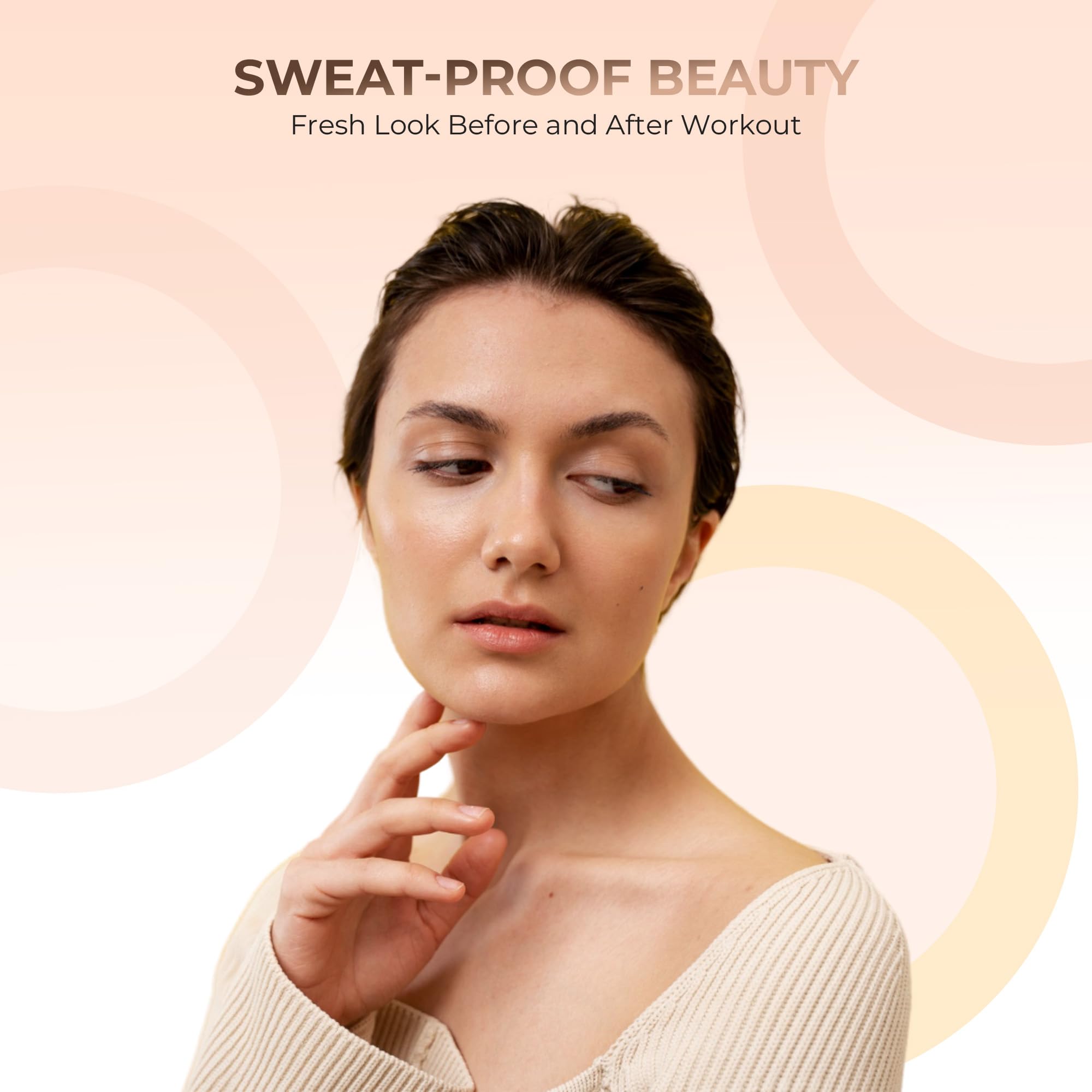 SPF 30 7-Piece Warm Neutral Makeup Kit with Face Brush - Foundation Powder, Concealer, Blush, Bronzer, Primer & Finishing Powder (20g) | Perfect for Everyday Wear & Professional Makeup Looks