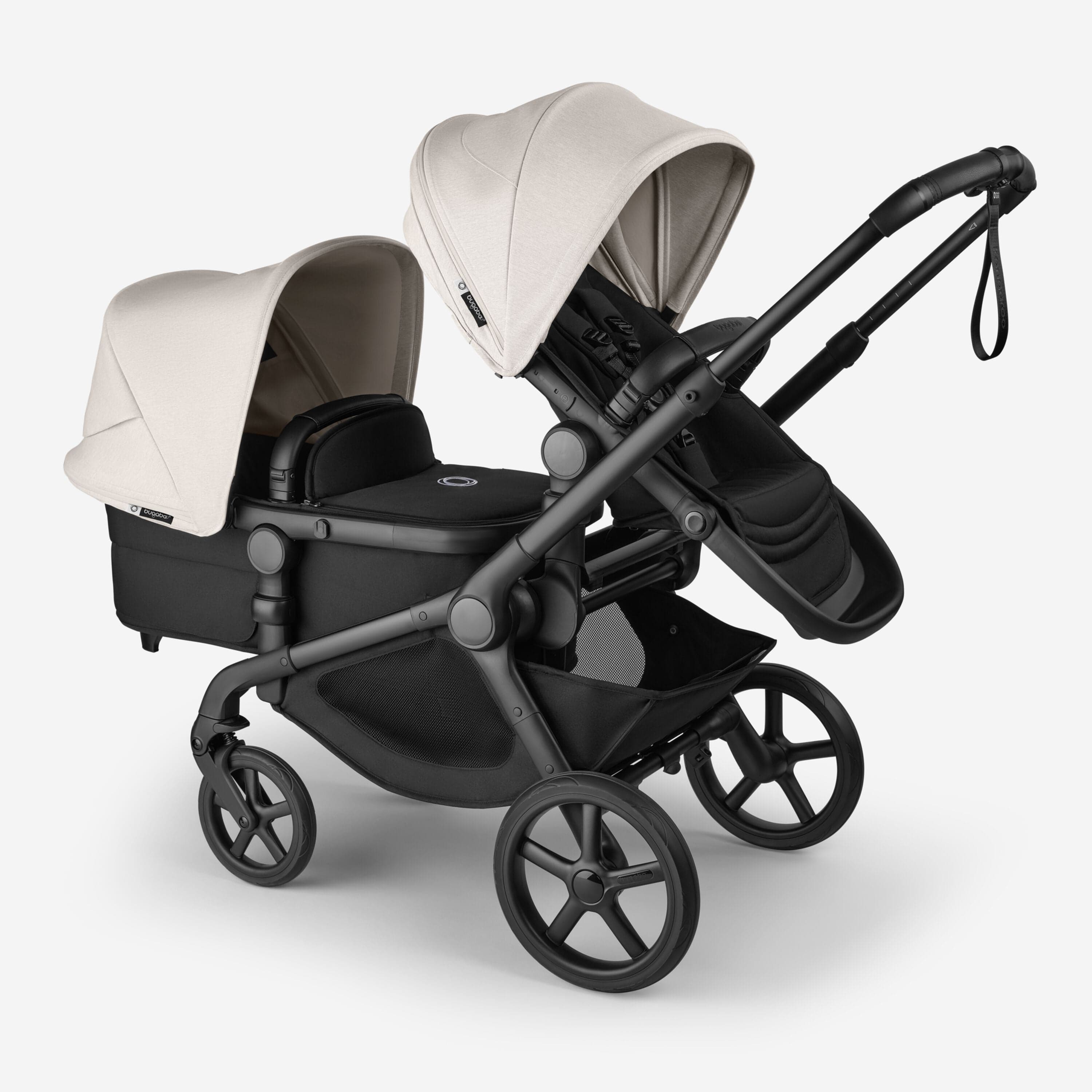 Bugaboo Kangaroo Double Stroller - Lightweight Side-by-Side Baby Stroller for Twins | Perfect for Shopping, Travel & Outdoor Adventures
