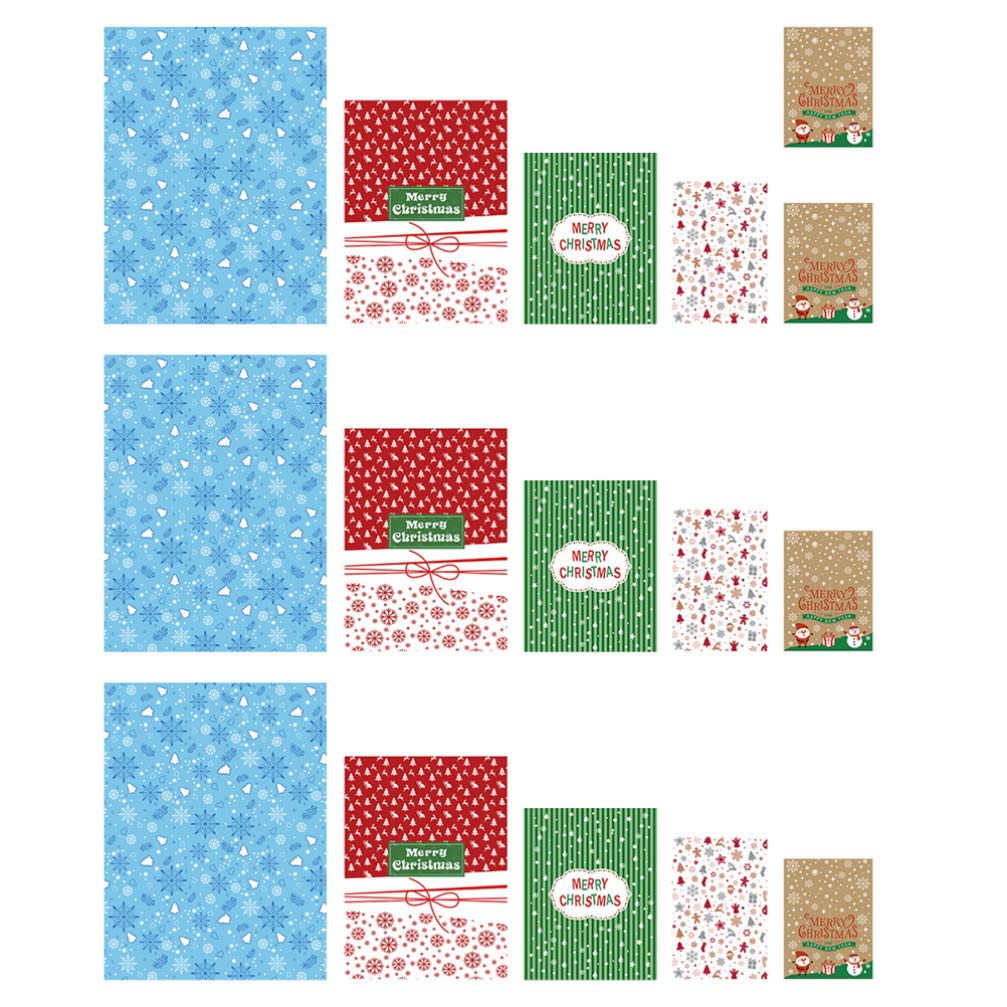 DOITOOL 16-Pack Reusable Santa Sack Drawstring Gift Bags for Christmas Candy, Holiday Treats & Party Favors - Perfect for Christmas Stocking Stuffers, Classroom Exchanges & Holiday Gift Giving