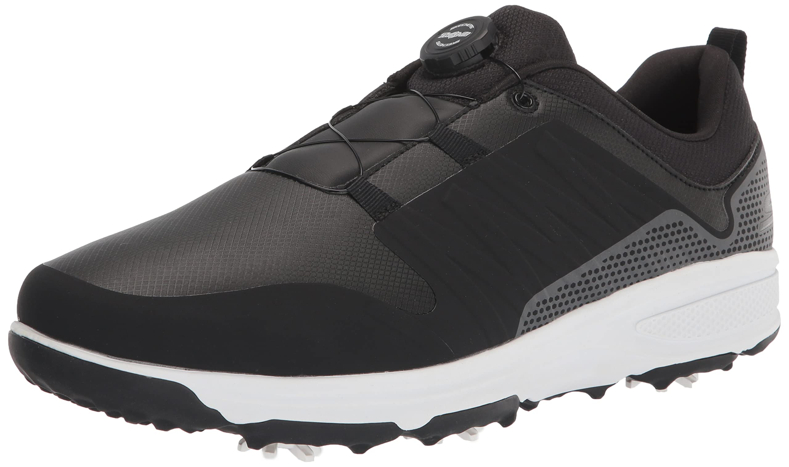 Skechers Men's Torque Twist Waterproof Golf Shoes - Comfortable & Durable Spiked Golf Footwear for Men - Perfect for Golf Courses & Outdoor Sports