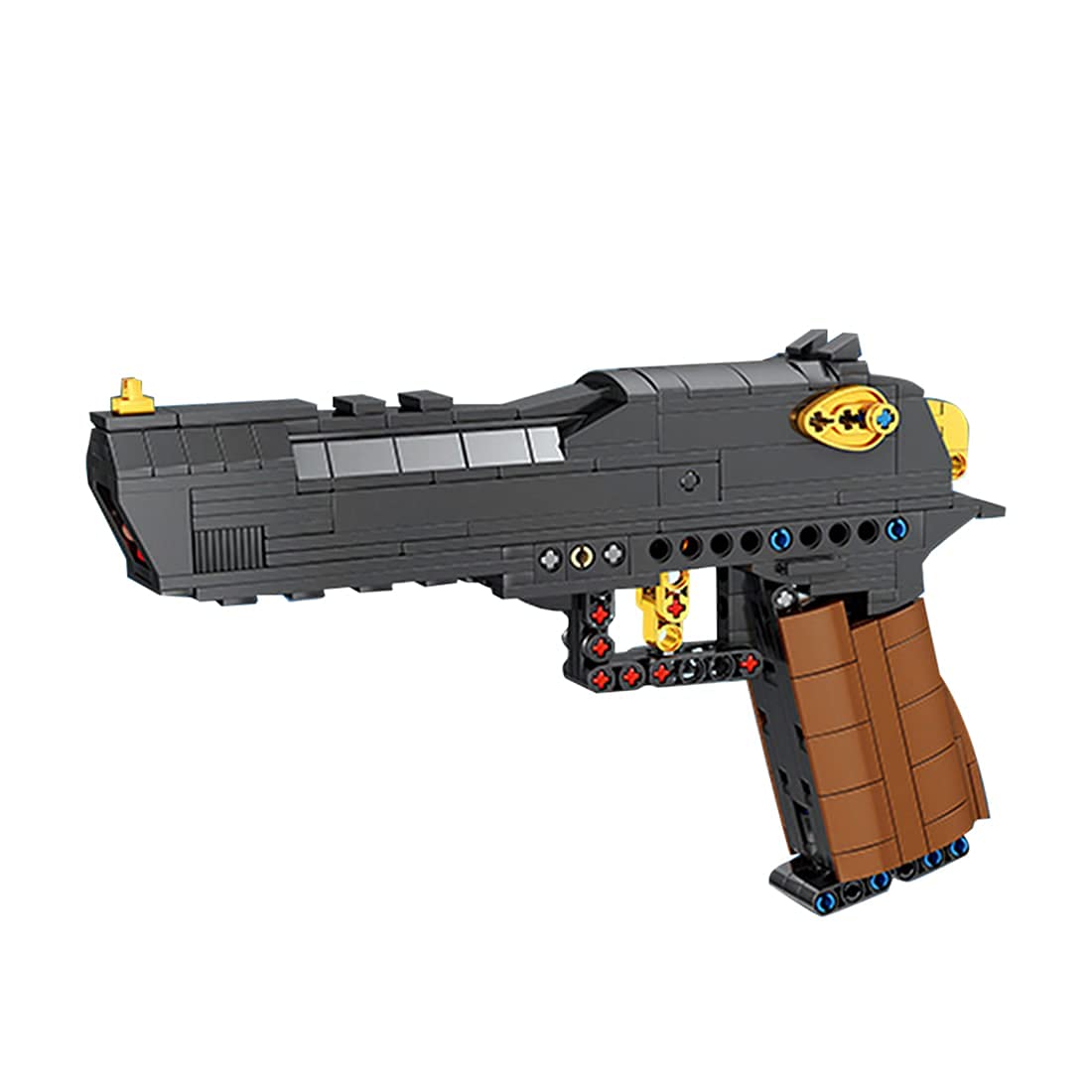 360-Piece Desert Eagle Building Kit with Shooting Function & Bricks - Compatible with Lego Technic (Style B) - Perfect for DIY Enthusiasts, STEM Learning & Creative Play