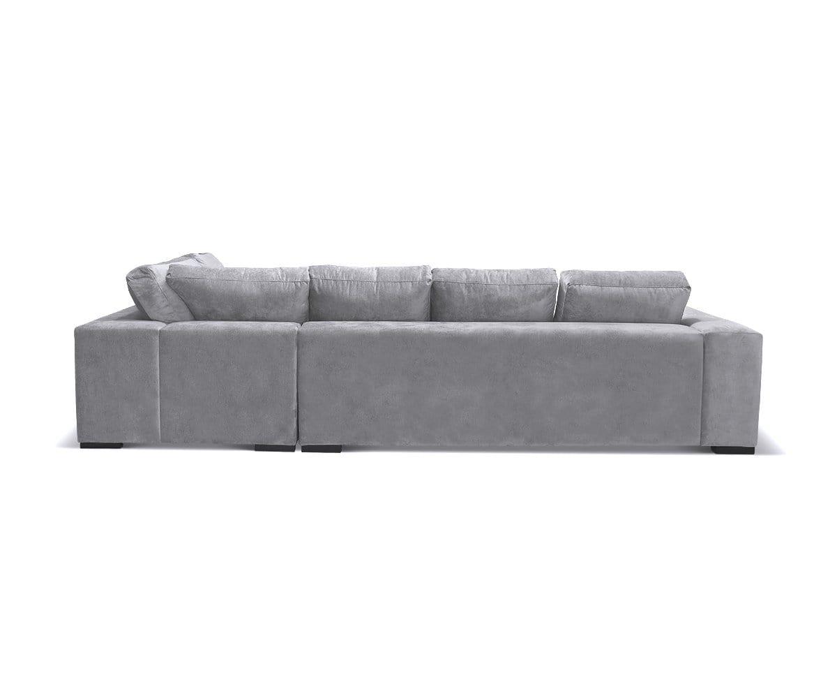 Adelmo Right Sectional Sofa - Modern L-Shaped Couch with Reversible Chaise, Soft Fabric Upholstery for Living Room, Family Room, and Home Theater Comfort