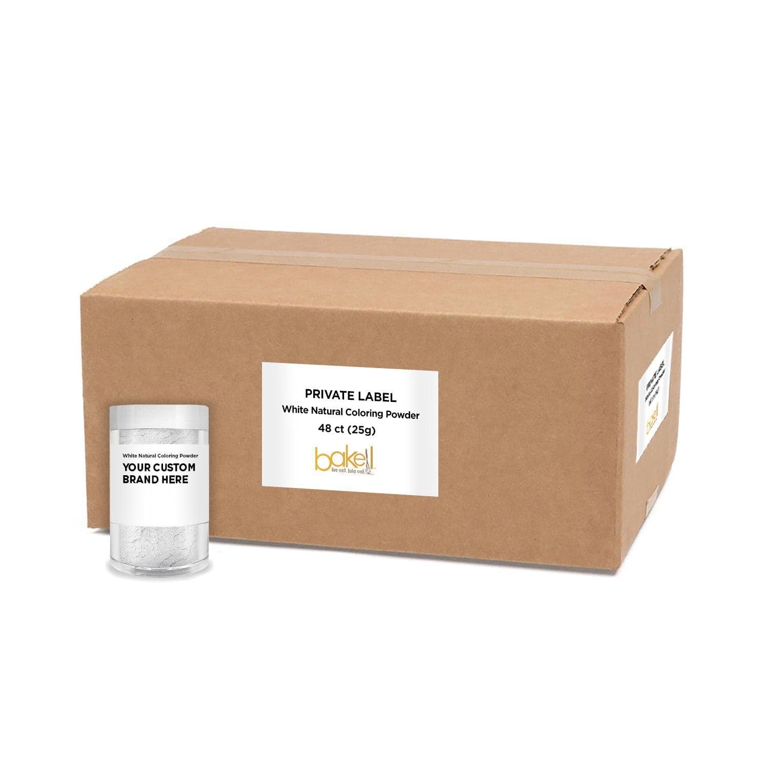 All Natural White Petal Dust for Cake Decorating - Premium Edible Powder for Baking, Wedding Cakes & DIY Desserts - Private Label Ready