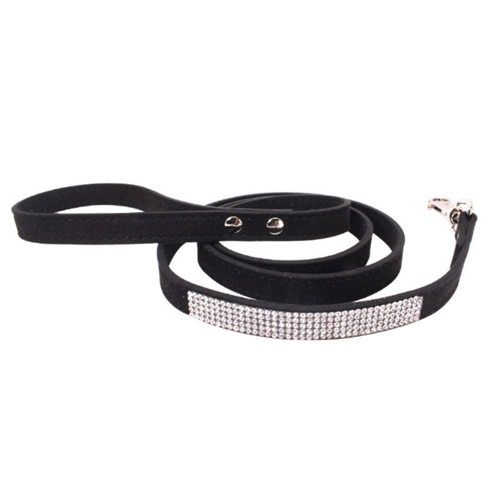 Sparkling Rhinestone Dog Collar & Leash Set - Crystal Diamond Pet Collar for Small & Medium Dogs | Elegant & Dazzling Cat/Dog Accessories for Parties, Weddings & Special Occasions