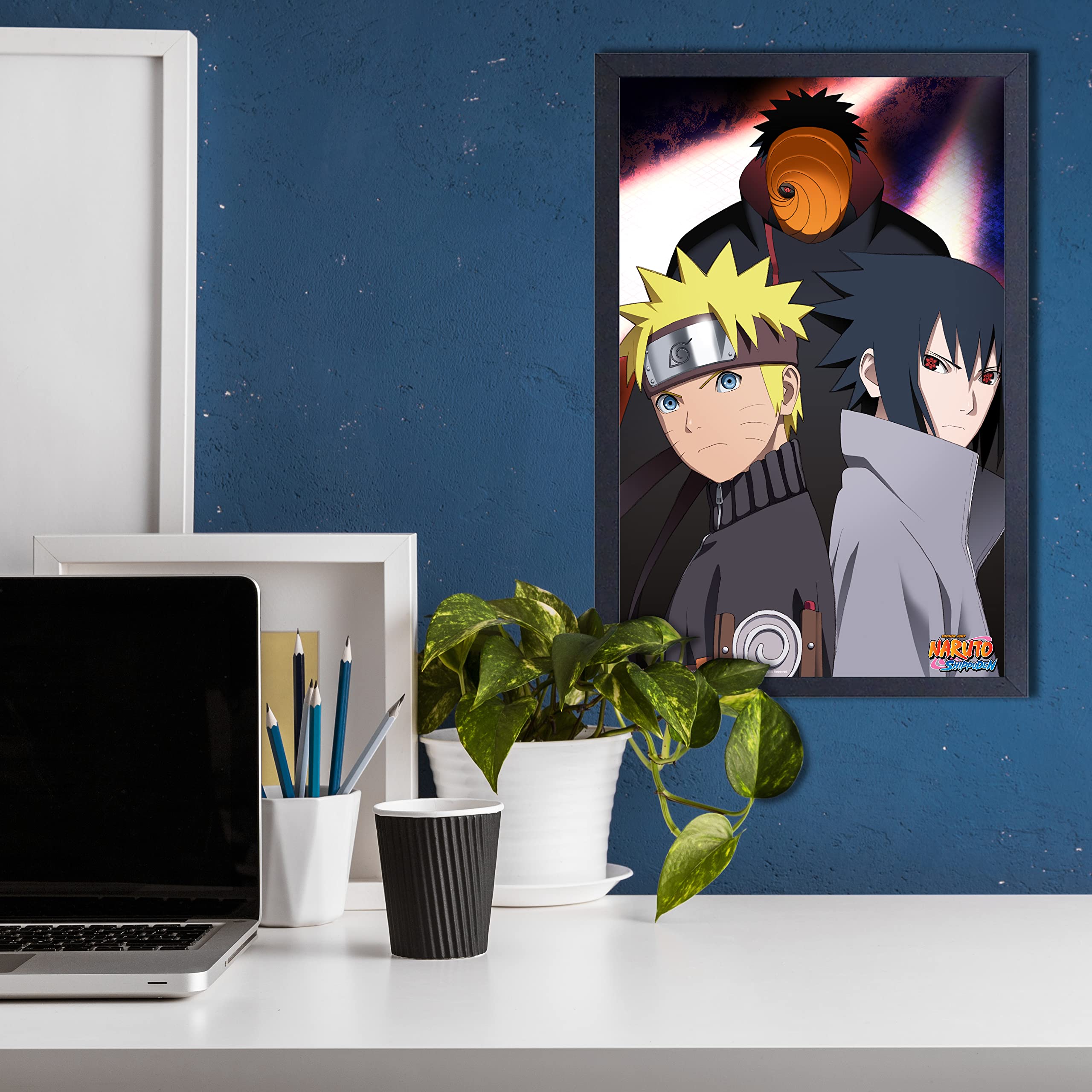 Naruto Shippuden Tobi Mask Poster - 11x17 Inch Anime Wall Art for Bedroom, Living Room, Office & Home Decor - Perfect for Anime Fans & Japanese Pop Culture Enthusiasts