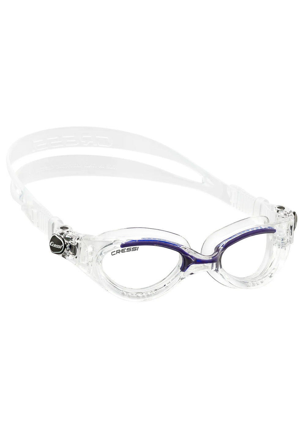 Cressi Flash Lady Swimming Goggles - Anti-Fog UV Protection for Women - Perfect for Pool, Beach & Competitive Swimming