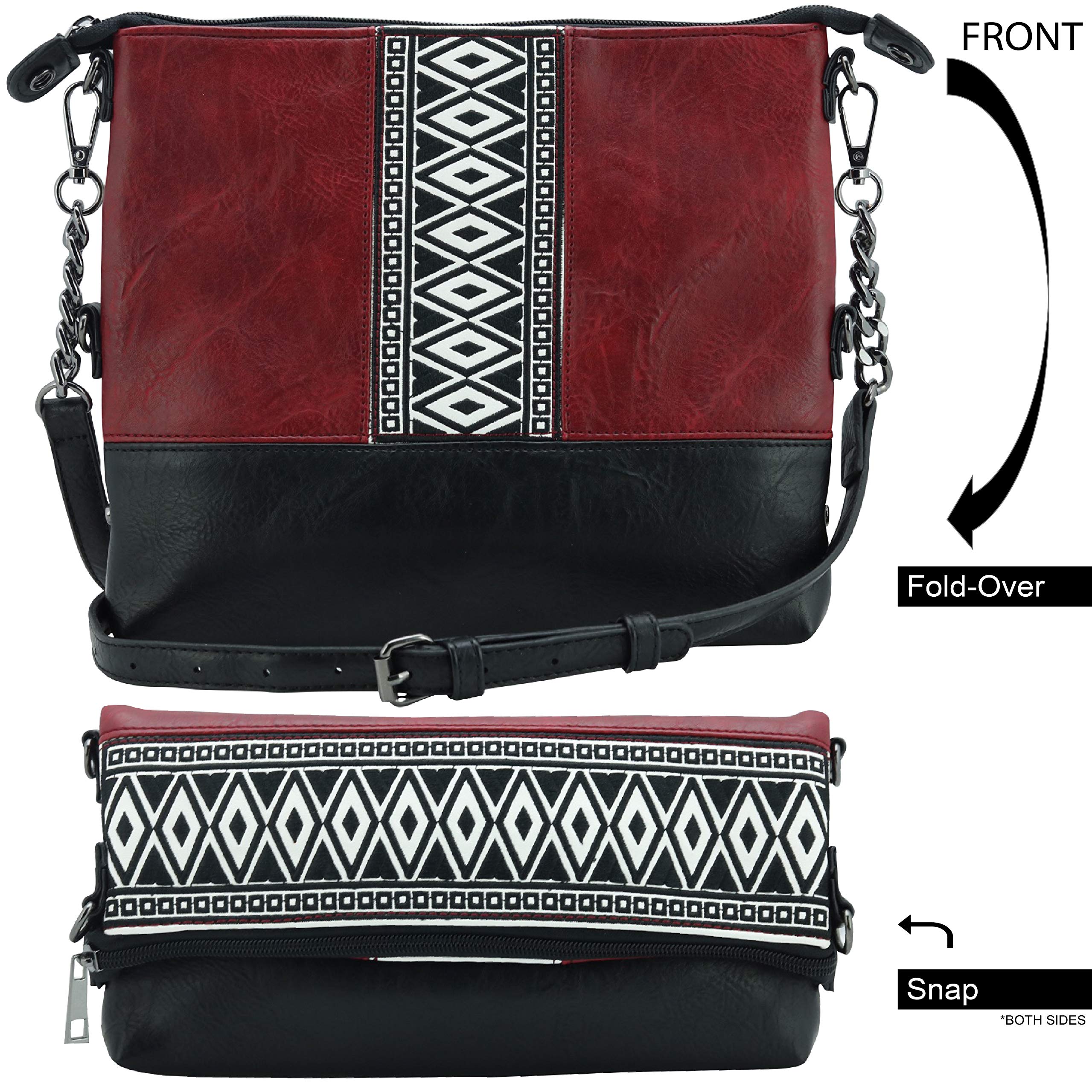 K&Bo Lightweight Soft Leather Crossbody Bags for Women - Stylish Travel Purse & Everyday Handbag for Work, Shopping & Outings