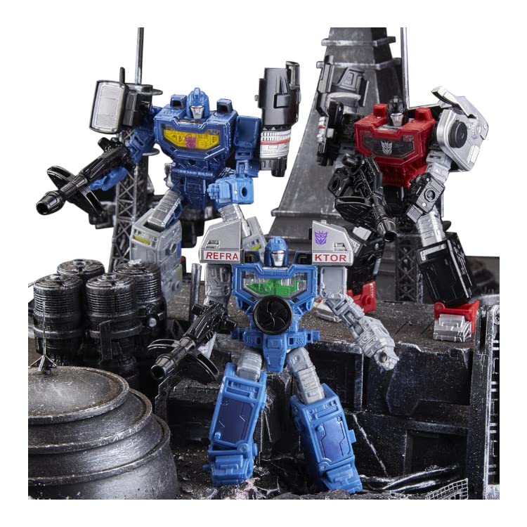 Hasbro Transformers Generations War for Cybertron Refraktor Reconnaissance Team 3-Pack Action Figures - Collectible Robot Toys for Kids & Adults | Perfect for Display, Play & Gifts