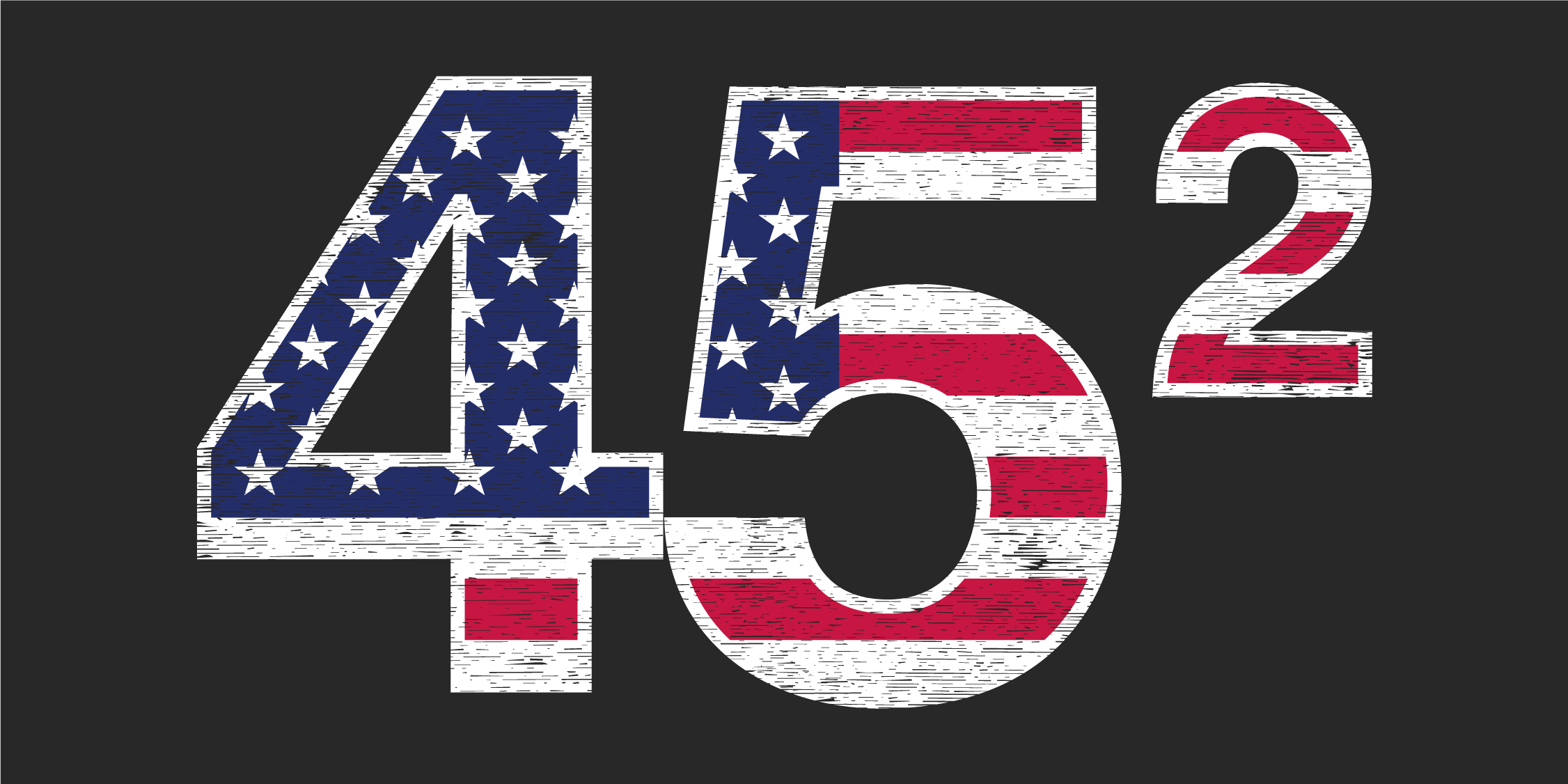 45 Squared Vintage USA 2'x3' Trump Flag - Rough Tex® 100D Polyester - Patriotic Home Decor, Political Rally & Outdoor Display