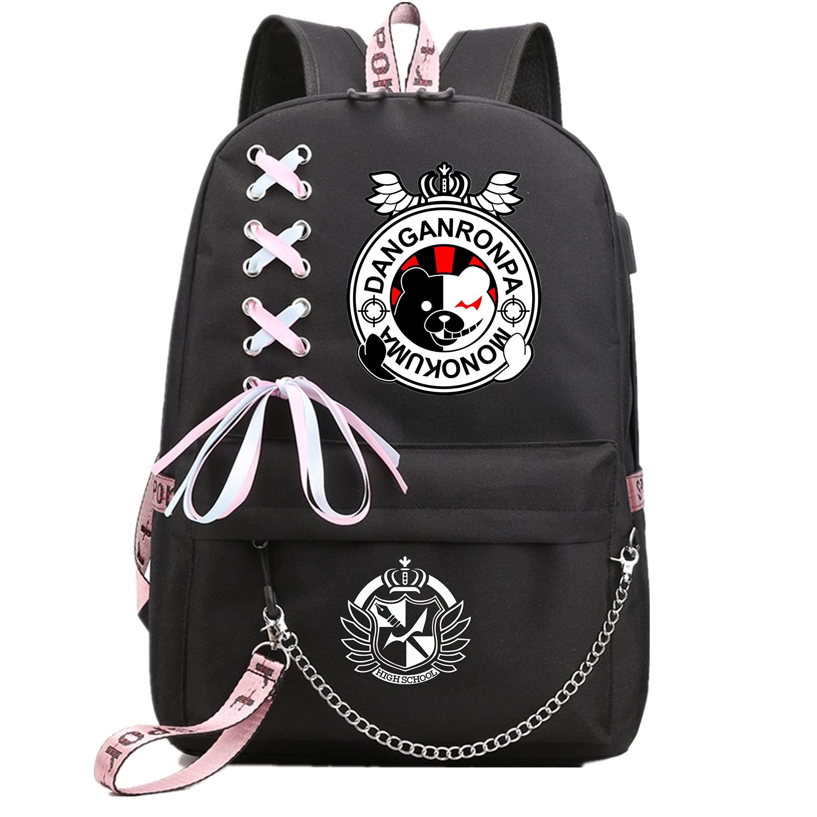 ISaikoy Anime Trigger Happy Havoc Backpack - Stylish School Bag & Shoulder Satchel for College, Travel & Cosplay | Durable Bookbag & Daypack for Students & Anime Fans
