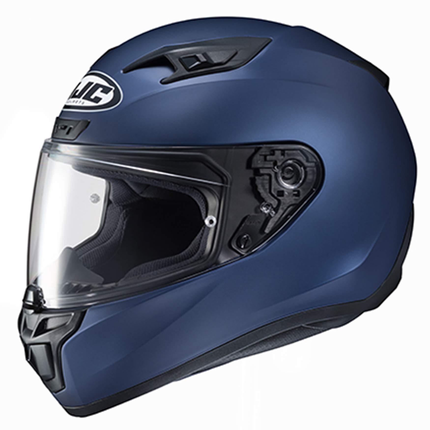 HJC 1502-464 Unisex Full Face Motorcycle Helmet - Semi-Flat Metallic Blue (Large) | DOT Certified for Street & Racing | Comfortable & Lightweight for Long Rides