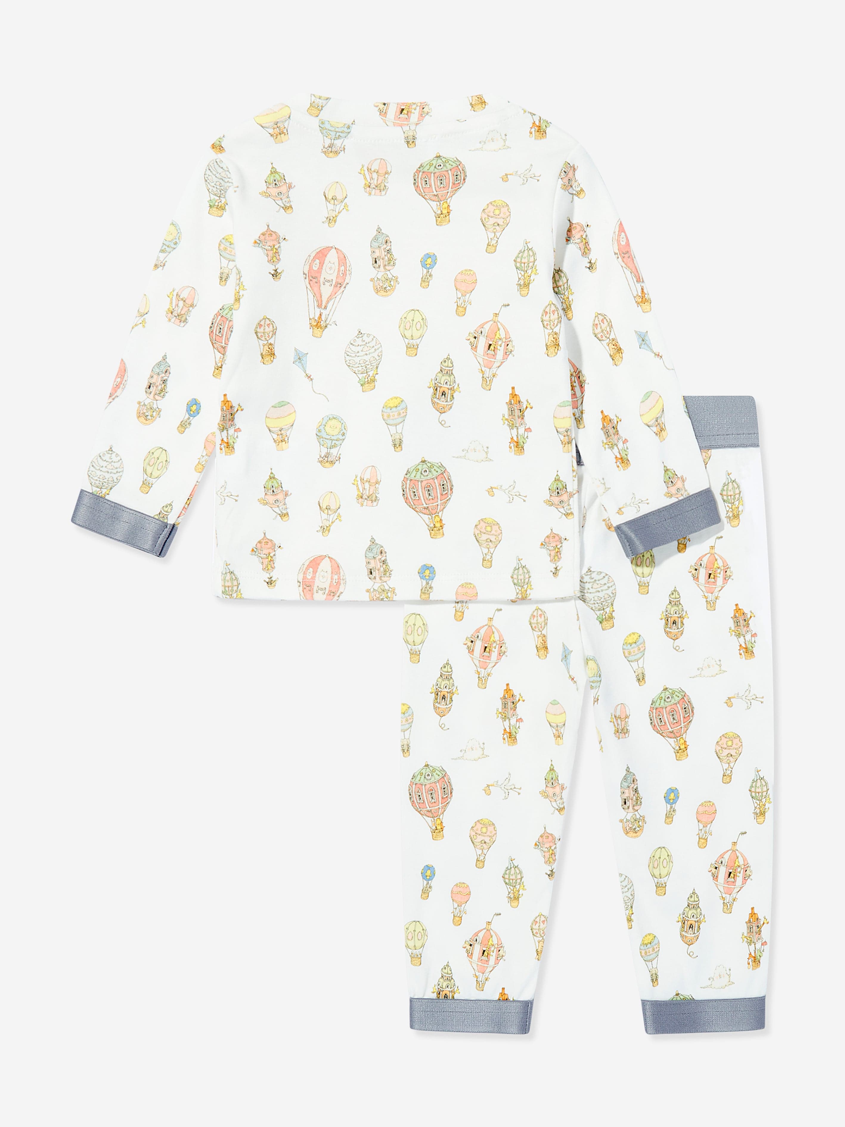 Atelier Choux Boys Loungewear Set - Soft Blue Cotton Pajama Outfit for Toddlers | Perfect for Playtime, Nap Time & Family Photos