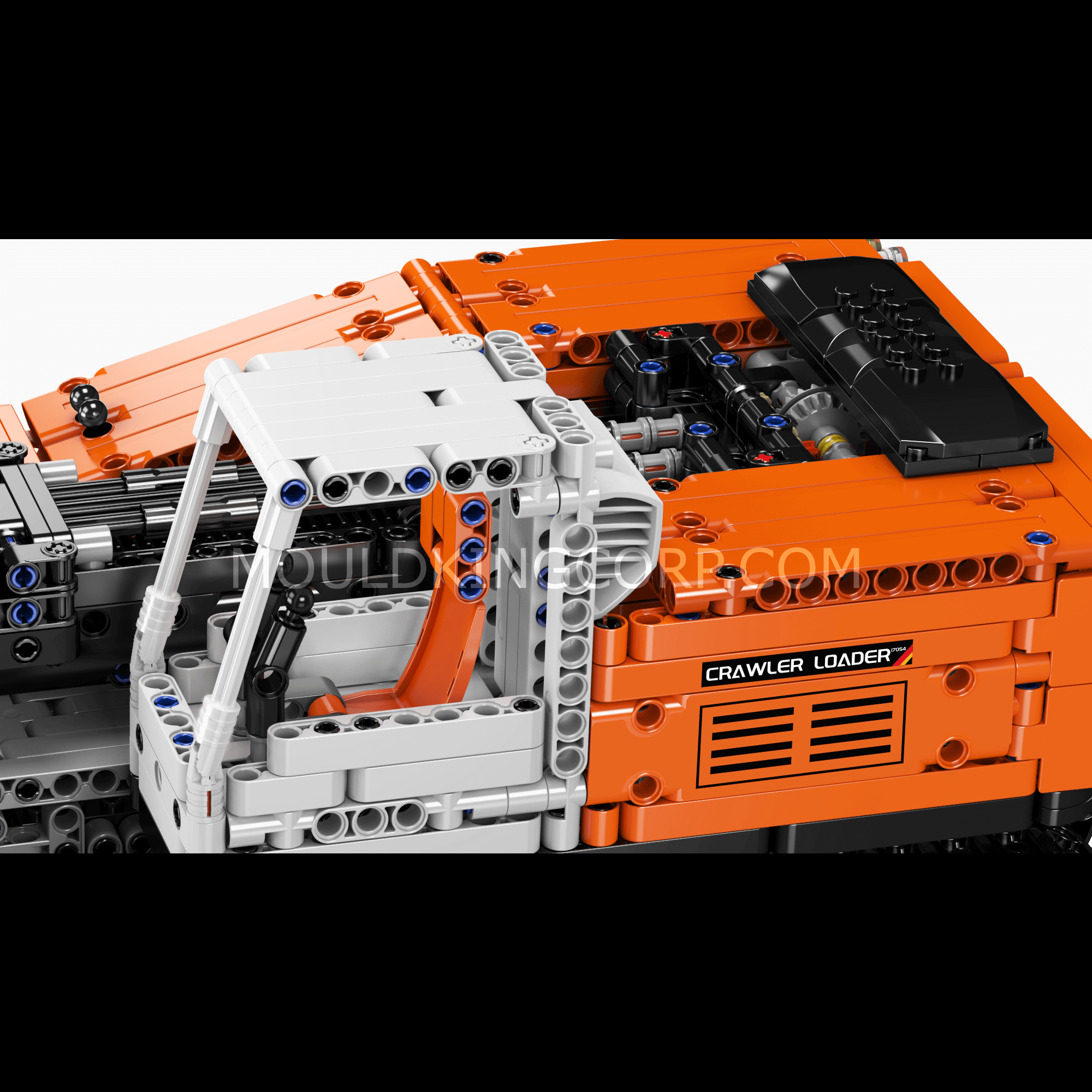 Mould King 17054 Remote Control Crawler Loader Toy - 1,423 Piece Building Blocks Set for Kids & Adults | Construction Vehicle Model for Indoor Play, STEM Learning & Collector's Display