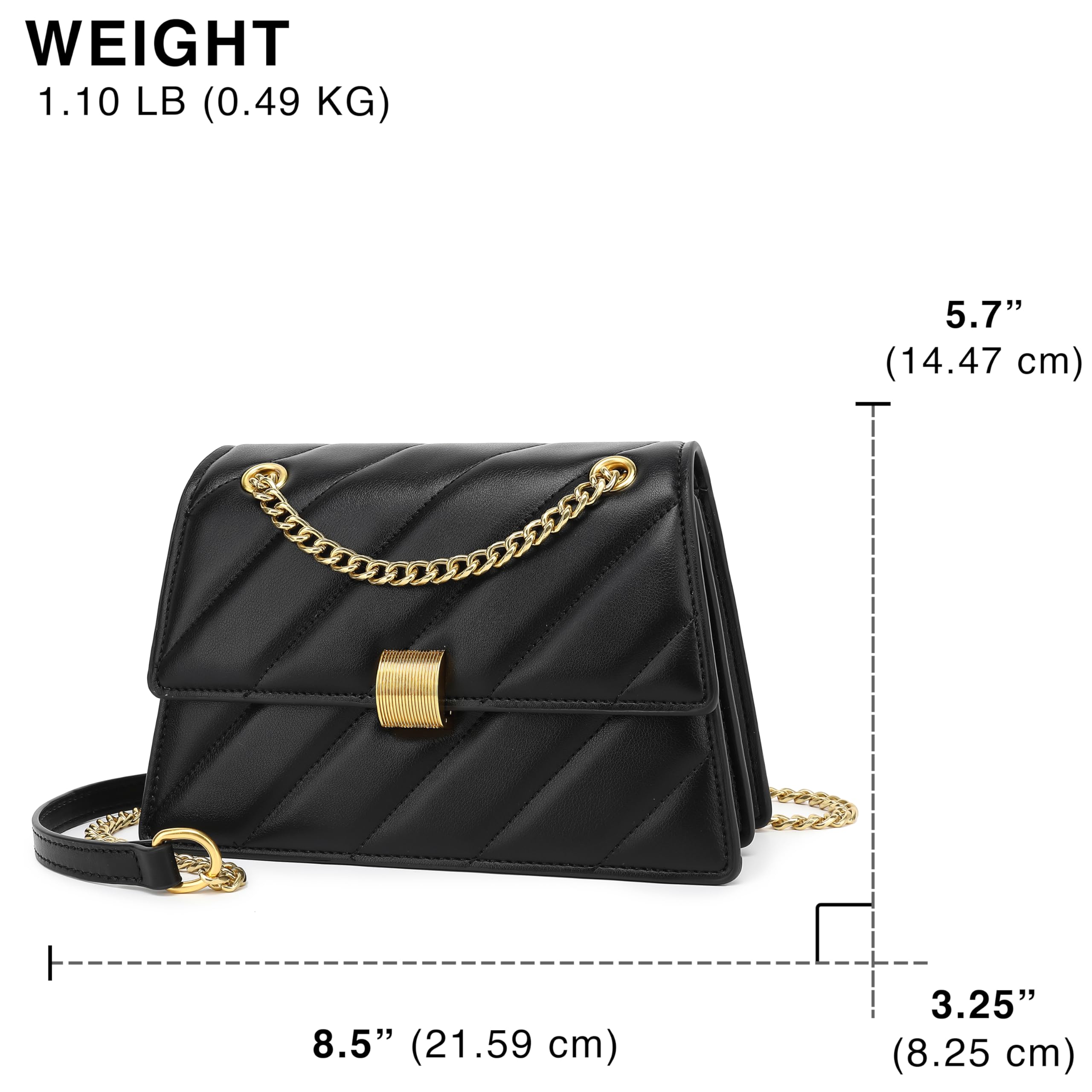 Scarleton Women's Crossbody Bags - Lightweight Shoulder Purse for Everyday Use | Casual Handbag H2078 | Perfect for Work, Travel & Shopping