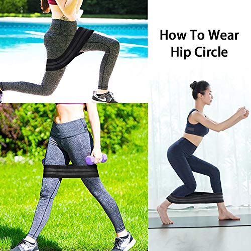 Premium Resistance Bands for Women - Booty Bands for Glutes, Legs & Hip Workouts - Stretchy Fitness Bands for Squats, Lunges & Gym Training - Perfect for Home, Yoga & Pilates Exercises