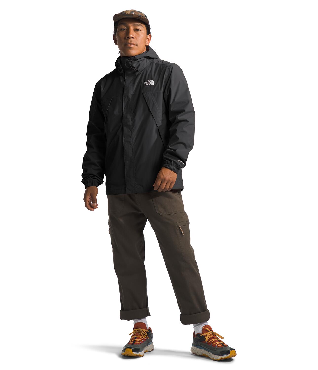 Antora Men's Jacket - Lightweight Waterproof Windbreaker for Outdoor Hiking & Travel | NF0A7QEY