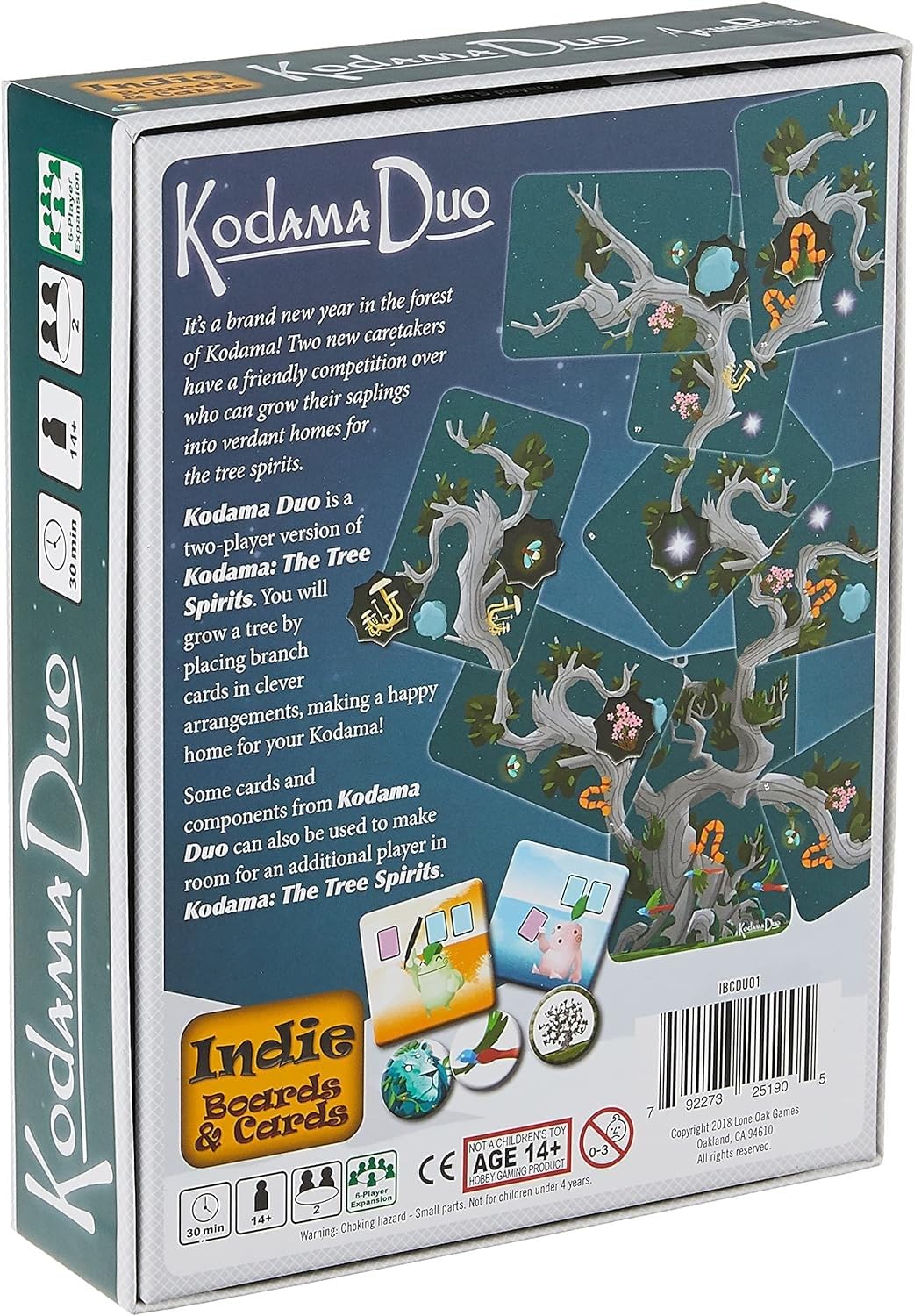Kodama Duo Card Game by Indie Boards & Cards - Fun Strategy Game for Couples & Friends - Perfect for Date Nights & Game Nights
