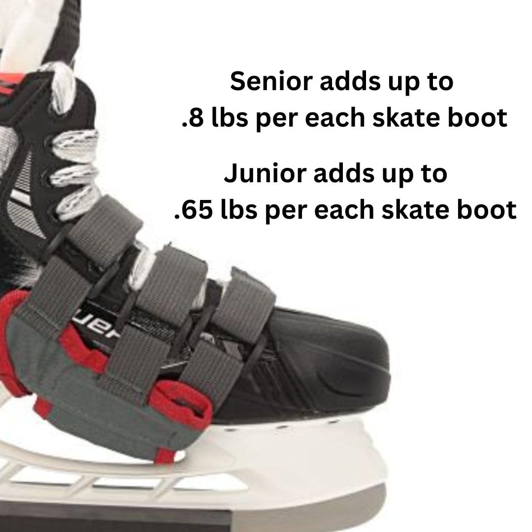 TronX Adjustable Hockey Skate Weights for Training - Improve Speed & Power - Perfect for Ice Skating Practice & Hockey Training Drills