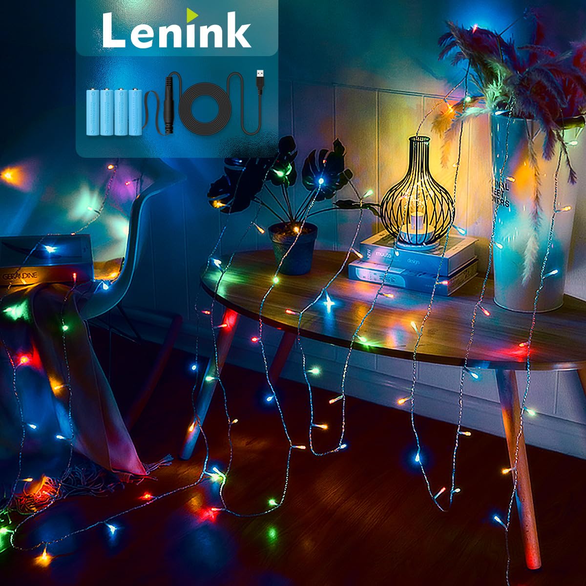 Lenink AA Battery Power Supply Cable - Replacement for AA Batteries | Portable Power Solution for Cameras, Toys, and Electronics