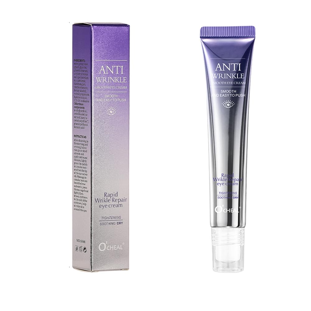 Best Eye Cream for Dark Circles & Wrinkles - Anti-Aging Under Eye Treatment with Hyaluronic Acid - Reduces Puffiness, Fine Lines & Bags - Perfect for Daily Skincare Routine & Nighttime Use