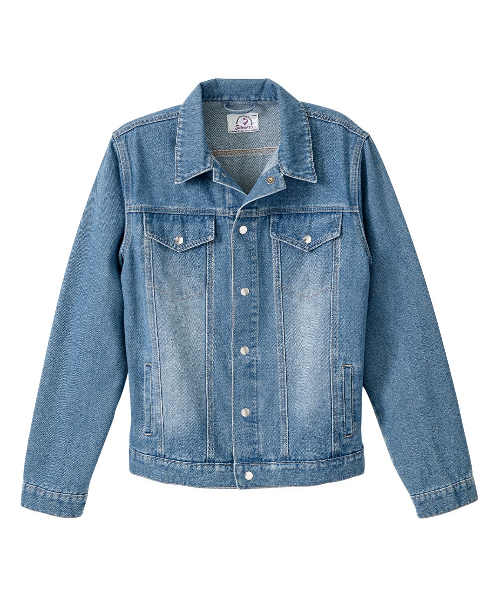 Men's Magnetic Closure Jean Jacket - Easy Self-Dressing Denim Jacket for Casual Wear & Outdoor Activities | Perfect for Daily Outfits, Travel & Layering