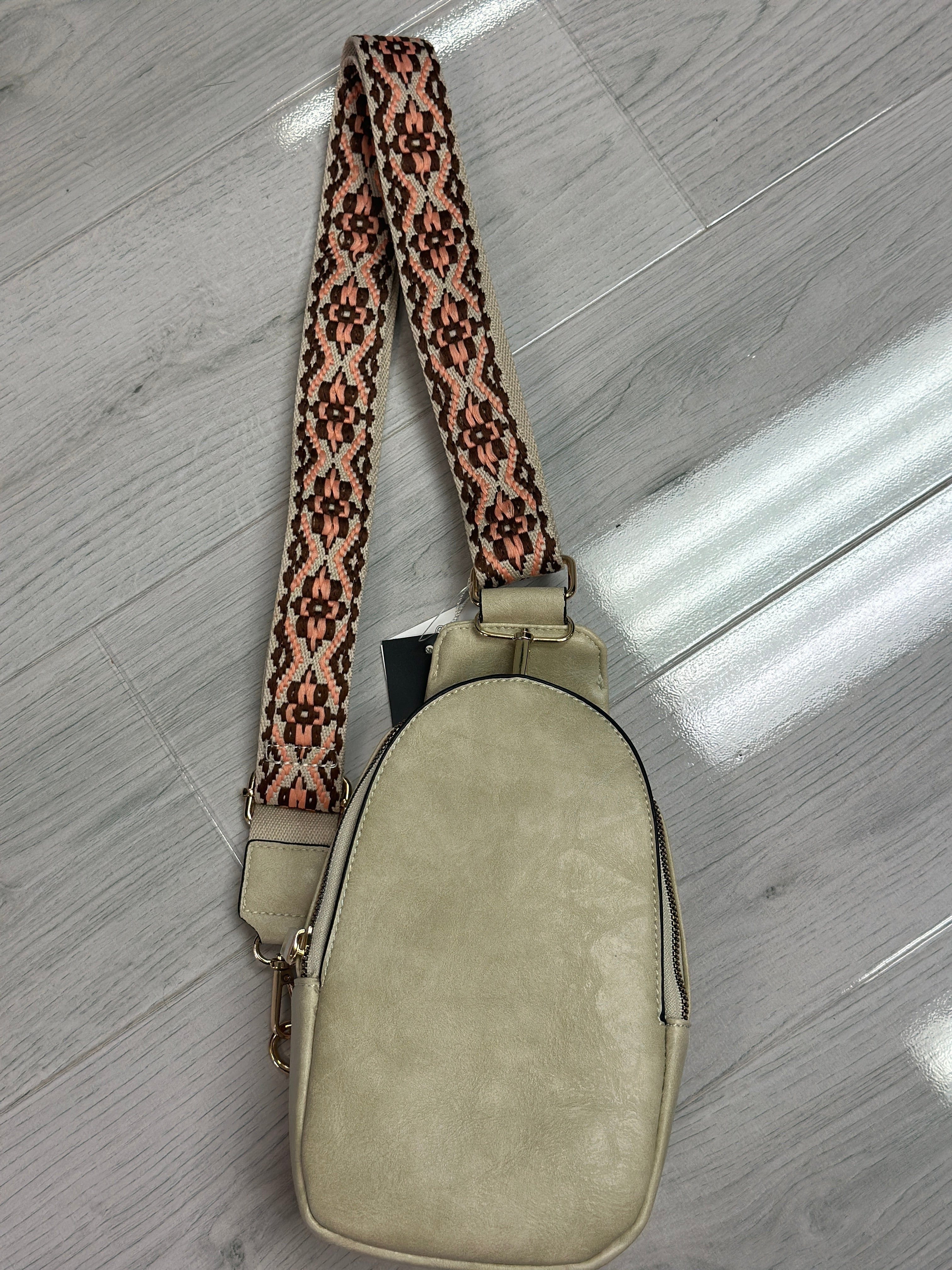 Boho Compact Sling Bag for Women - Crossbody Purse with Adjustable Strap, Lightweight & Water-Resistant - Perfect for Travel, Shopping & Everyday Use