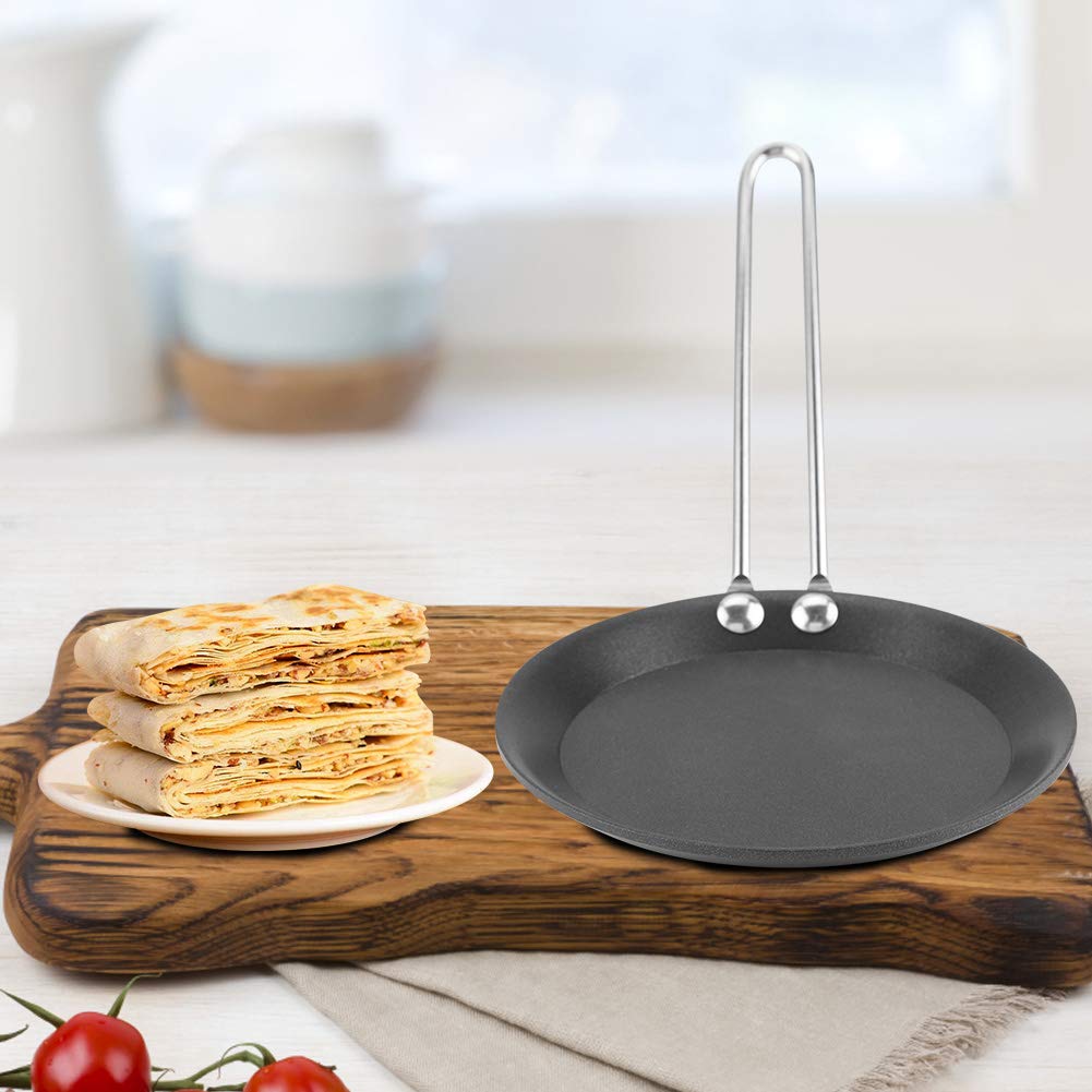 Nonstick Mini Fry Pan - Small Skillet for Baking, Cooking Eggs & More - Cute Household Cookware with Steel Handle - Perfect for Breakfast, Camping & Small Kitchens