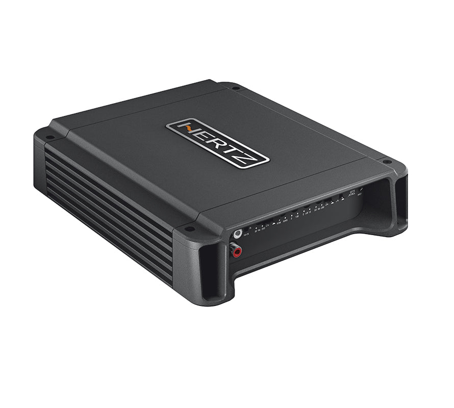 Hertz HCP 1D D Class Mono Car Amplifier - High Power 1 Channel Mono Block Amp for Car Audio System | Perfect for Bass Boost & Subwoofer Installation in Vehicles