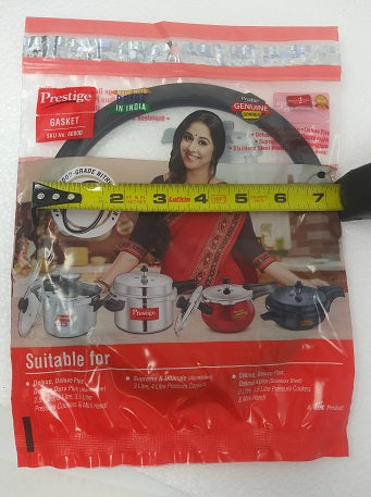 Premium Mini Sealing Ring Gasket for Prestige Deluxe+ Aluminum & Hard Anodized 3L Pressure Cookers | Compatible with Svachh Alpha Deluxe Plus Stainless Steel 2L, 3.3L, 3.5L Models | Perfect for Indian Cooking, Meal Prep & Pressure Cooking at Home