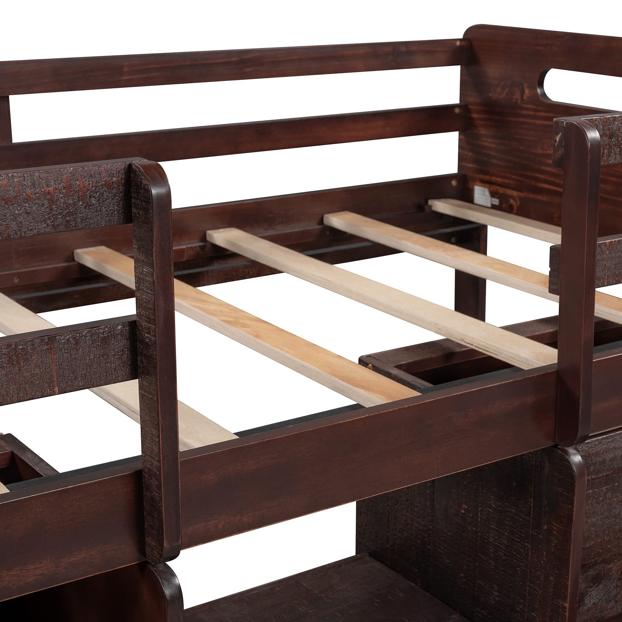 Twin Pine Loft Bed with Storage & Drawers for Kids Teens - Perfect for Bedroom & Dorm