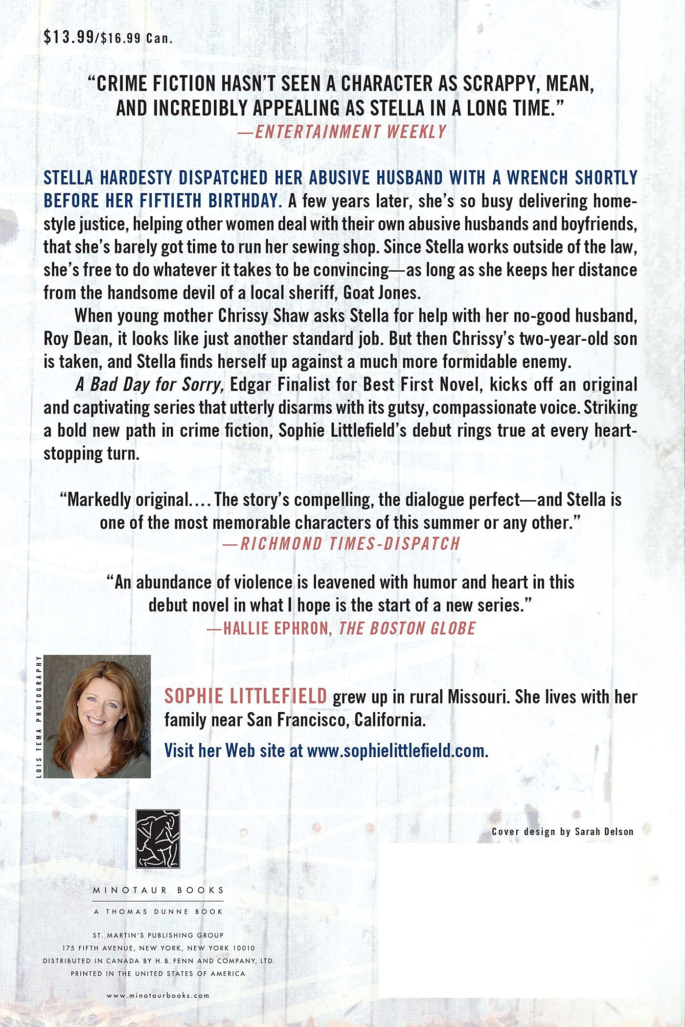 A Bad Day for Sorry: A Crime Novel (Stella Hardesty Crime Novels, Book 1) – Gripping Mystery for Thriller Lovers & Book Club Discussions