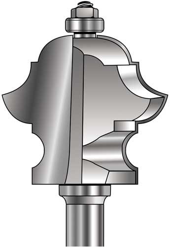 MLCS Woodworking Multiform Molding Maker Router Bit - Premium Router Bit for Custom Moldings & Trim Work | Perfect for DIY Home Projects, Furniture Making & Cabinet Refinishing