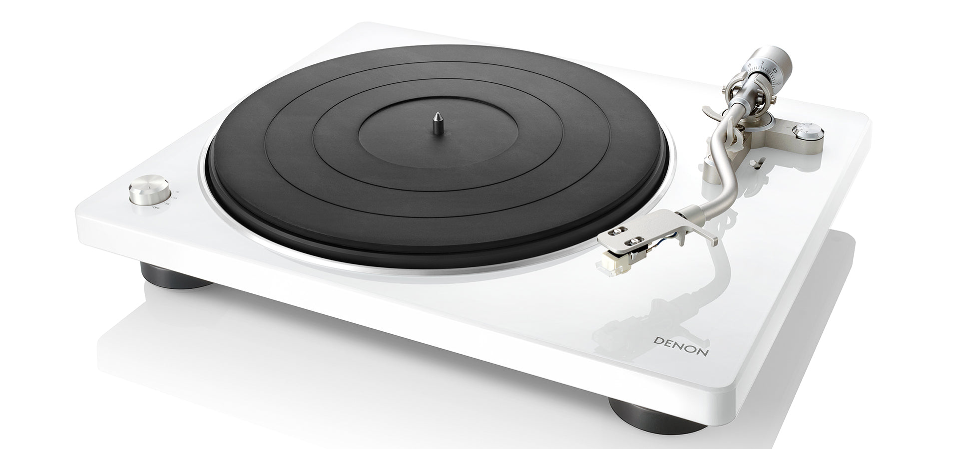Denon DP-400 High Fidelity Automatic Turntable with Speed Sensor - Perfect for Vinyl Record Lovers & Home Audio Systems