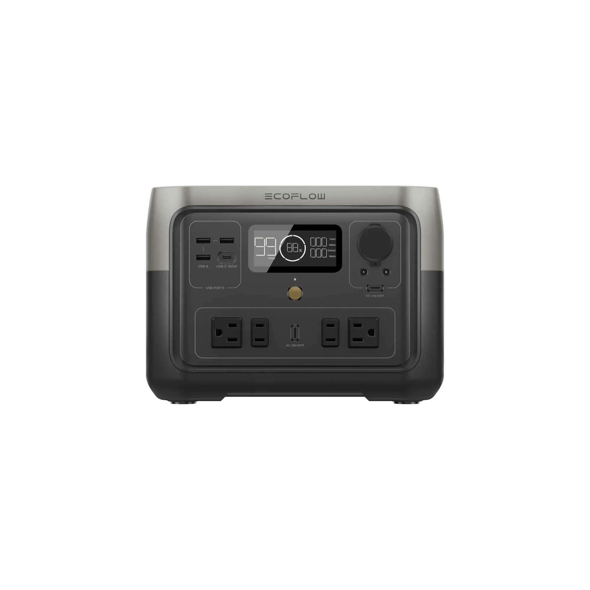 EcoFlow River 2 Max Portable Power Station 716Wh Solar Generator - Emergency Backup for Home, Camping & Outdoor Adventures - Fast Charging, Lightweight & Quiet Power Supply