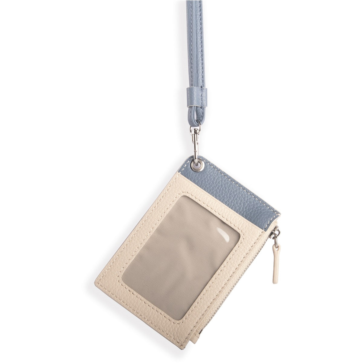 Robyn Genuine Leather ID Badge Holder with Detachable Lanyard - Premium RFID Blocking Security Card Holder for Work, School & Office Access