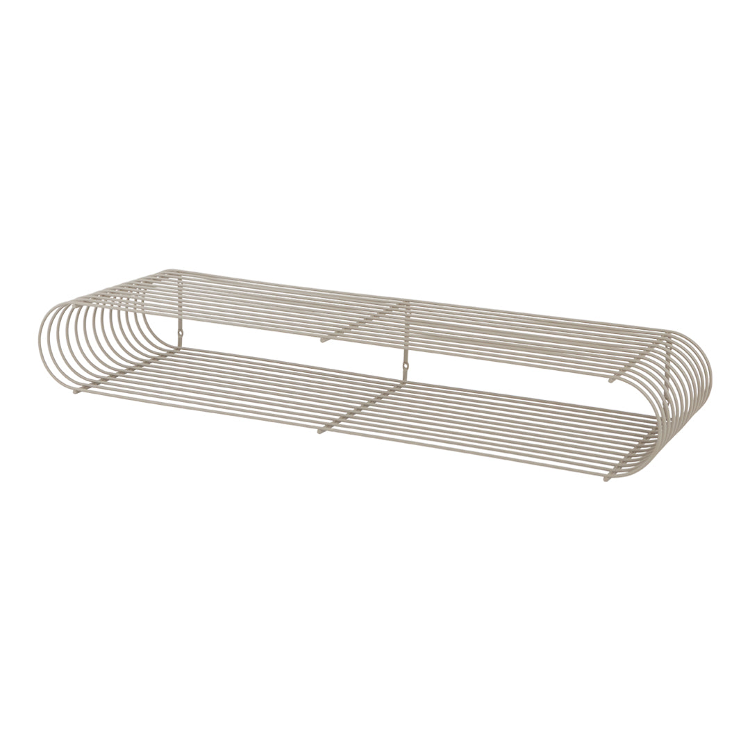 Curved Wall Shelf - Modern Floating Shelves for Home Decor, Bathroom & Kitchen Storage | Perfect for Displaying Books, Plants & Decorative Items