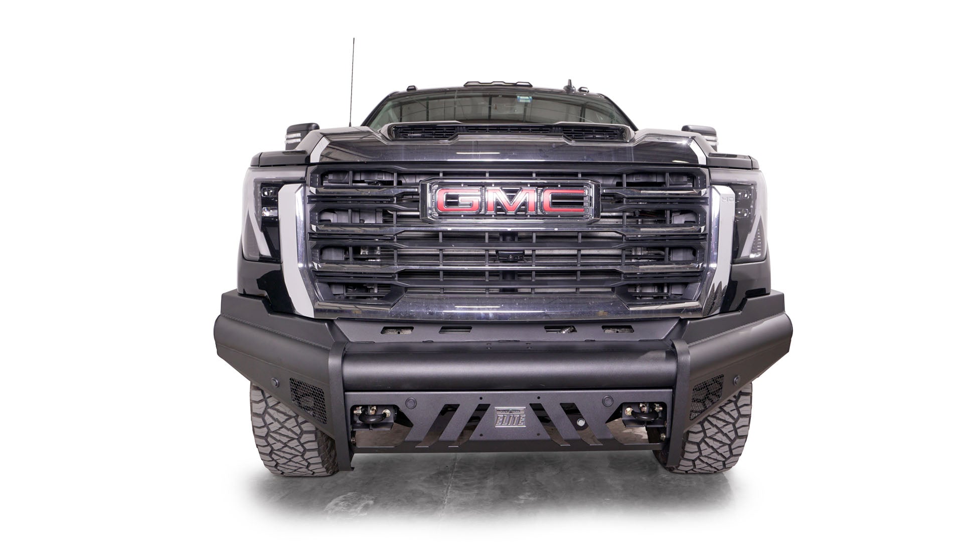2024 GMC 2500/3500 Heavy Duty Black Steel Elite Front Bumper - Off-Road Protection & Stylish Upgrade for Trucks