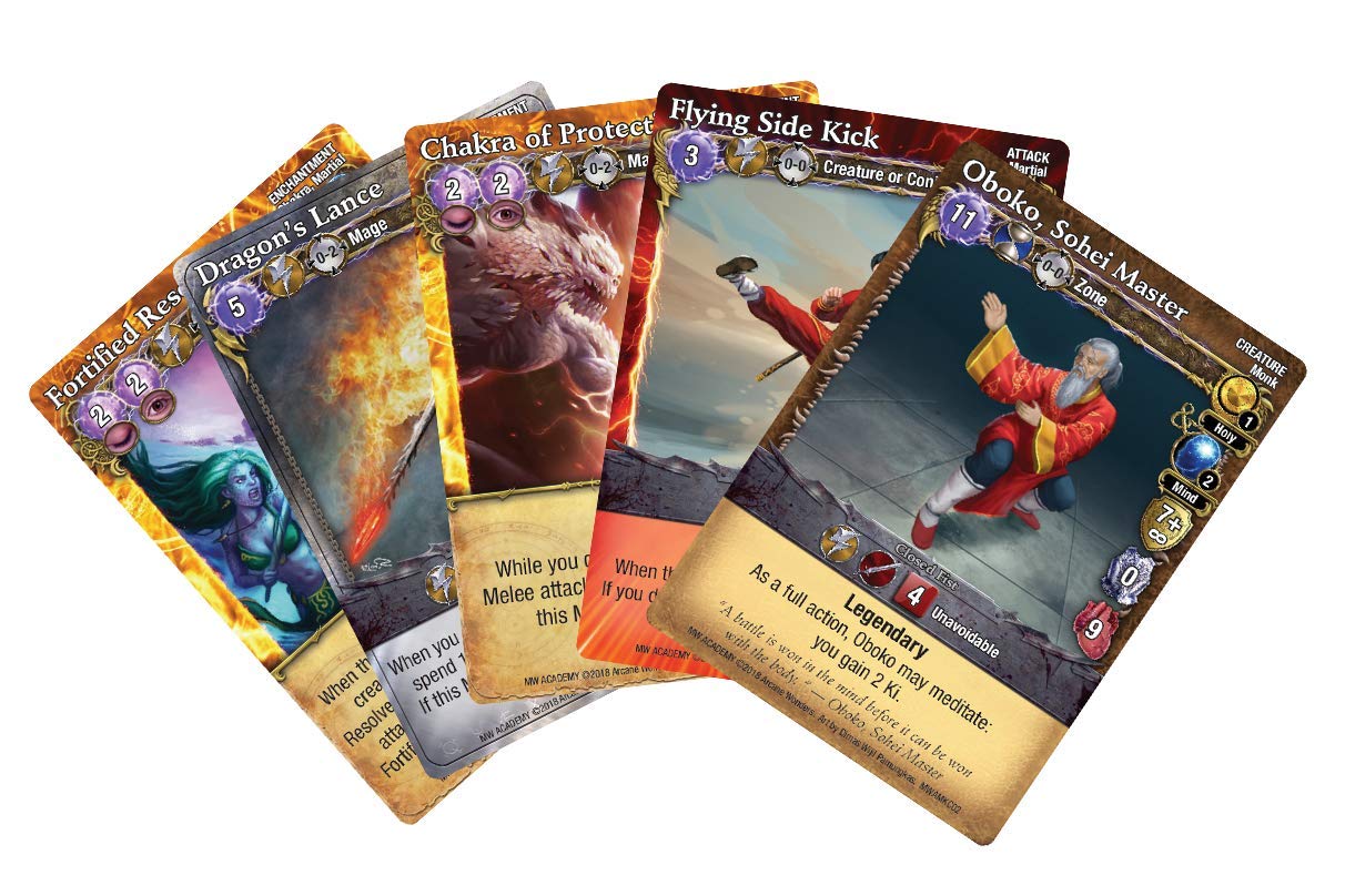 Mage Wars Academy: Monk Expansion Board Game - Strategy Card Game for Teens & Adults - Perfect for Game Nights & Family Gatherings