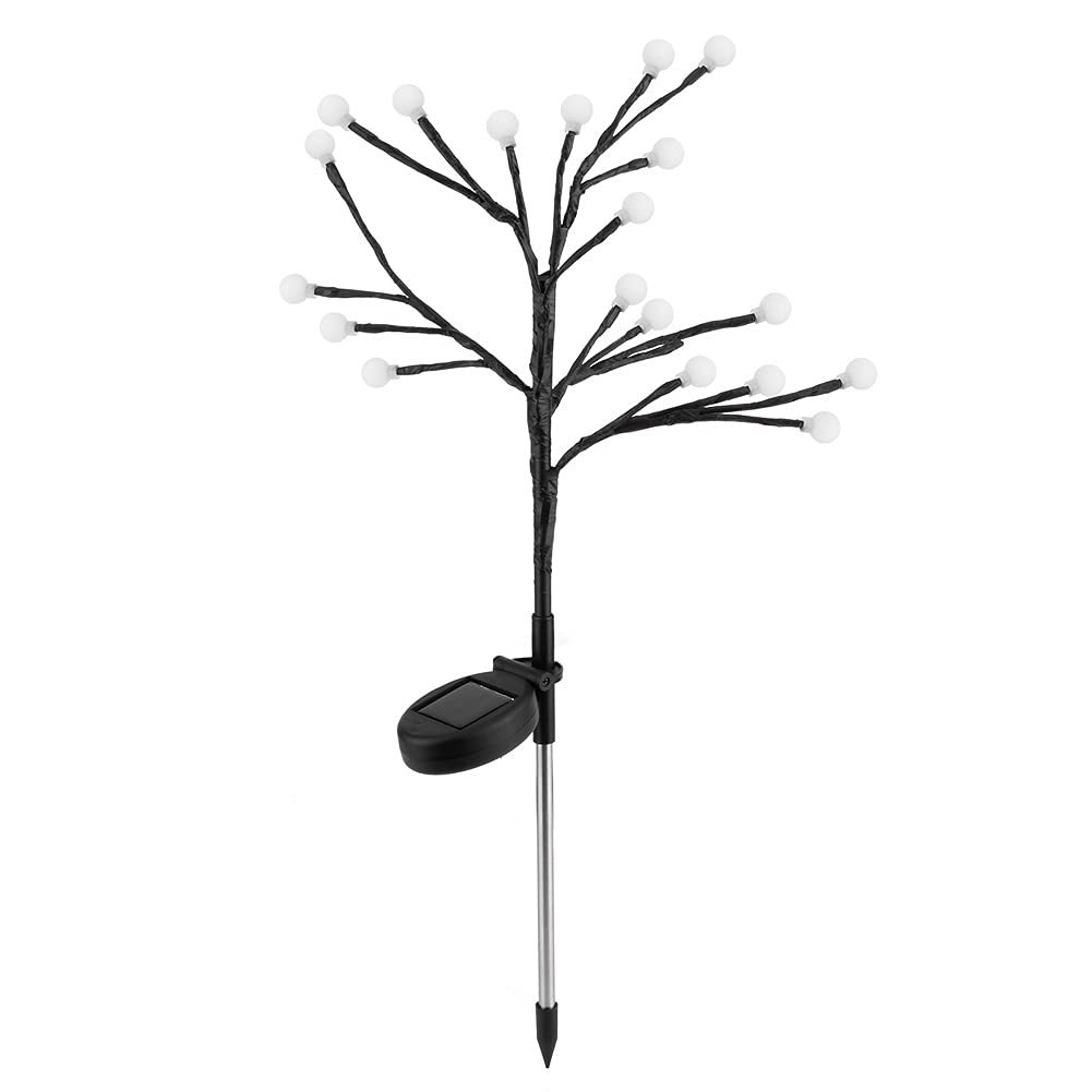 CHICIRIS LED Solar Tree Light - Waterproof Outdoor Solar Garden Lamp with Warm White Light for Halloween, Thanksgiving, Christmas - Perfect for Backyards, Sidewalks, and Patio Decorations