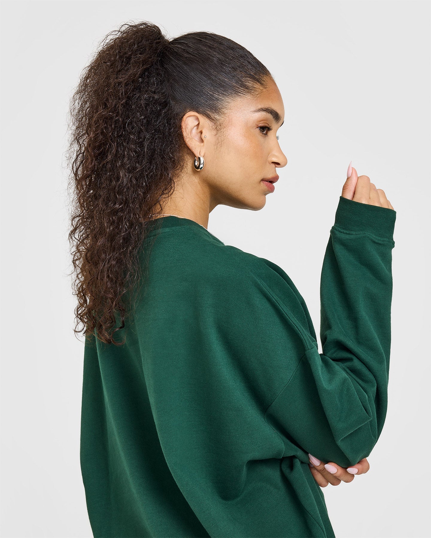 Oner Lightweight Sweatshirt for Men & Women | Soft Casual Pullover Hoodie in Racing Green | Perfect for Running, Gym, and Everyday Wear