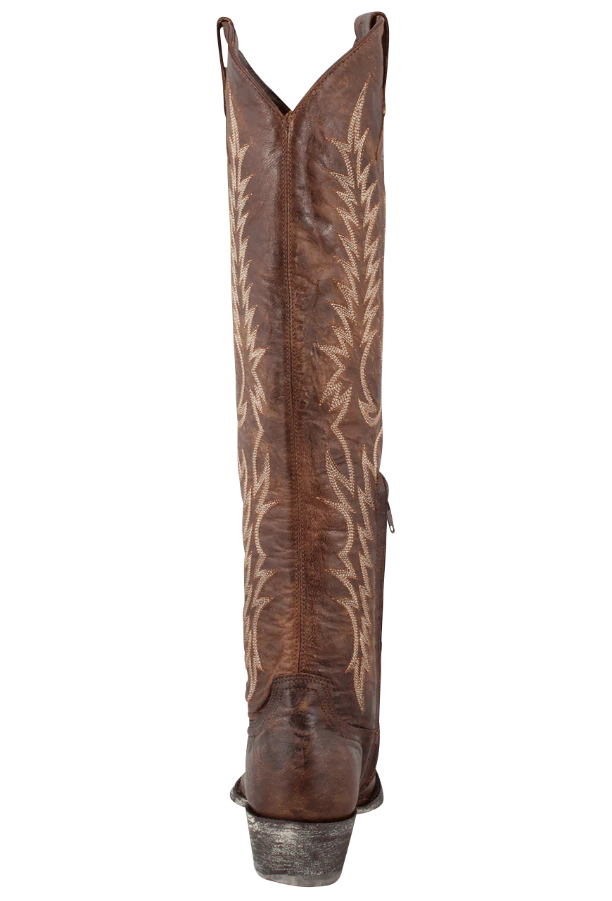 Old Gringo Mayra Women's Western Cowboy Boots - Genuine Goat Leather, Brown | Perfect for Country Dancing, Rodeos & Western Fashion