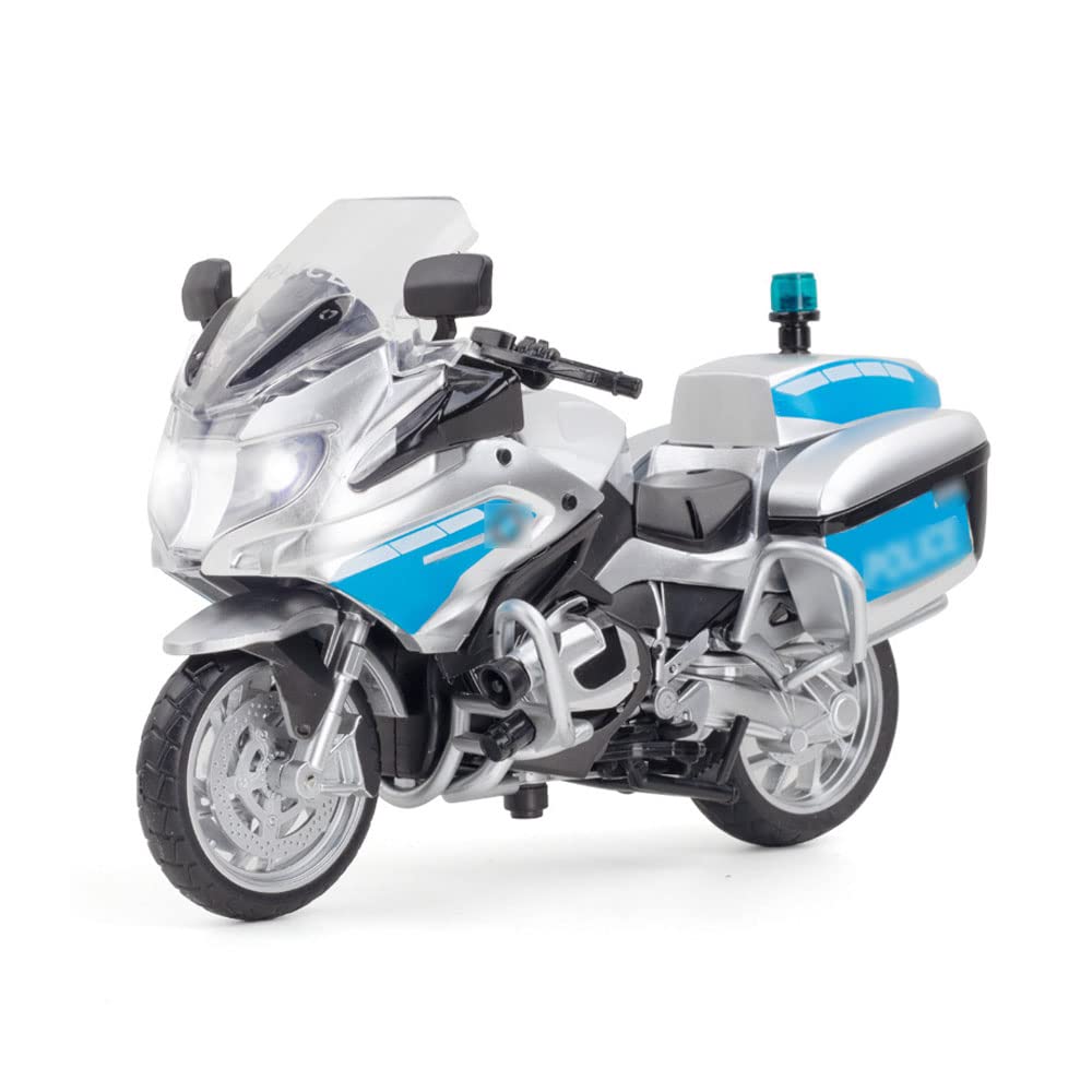 1/12 Scale Alloy Motorcycle Model Toy with Sound & Light - Kids Educational Gift for Boys & Girls