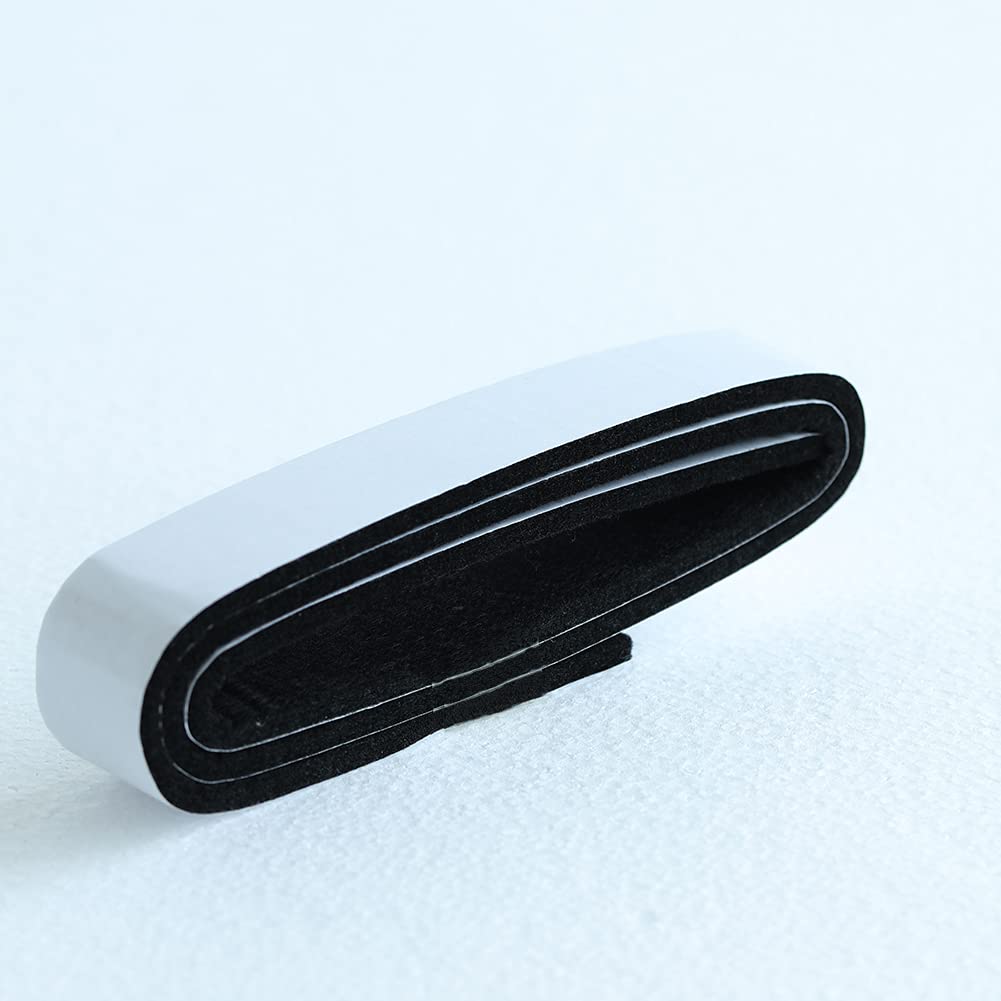 WEECRON Furniture Sliders - 12 Pack 1.2 Inch Black Felt Pads for Heavy Furniture, Non-Slip Floor Protectors for Hardwood & Tile - Easy Move Sofa, Chair, Table Legs Without Scratching Floors