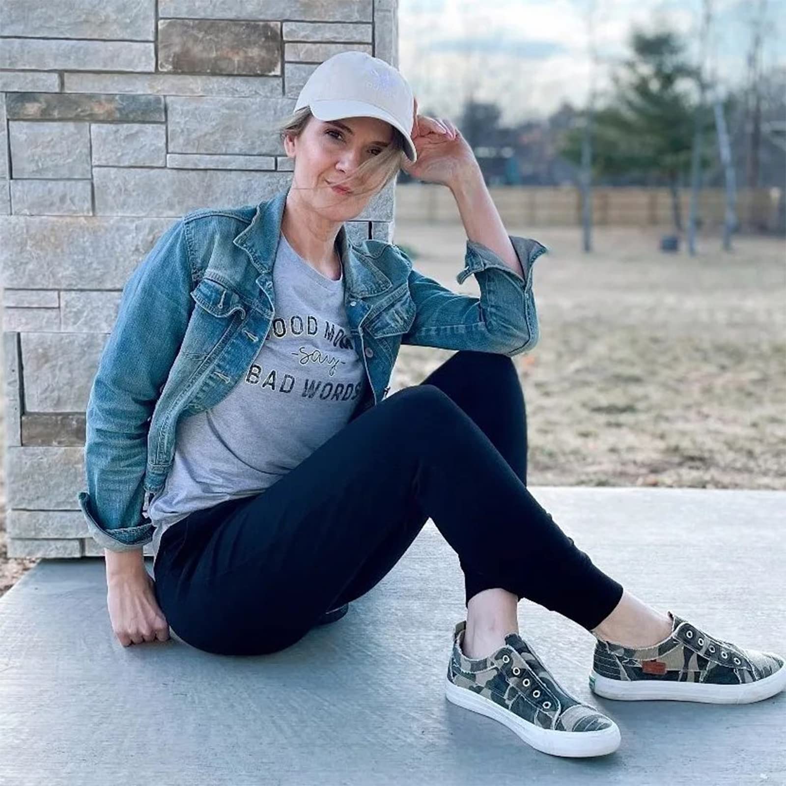 JENN ARDOR Women's Comfortable Canvas Sneakers - Slip On & Lace Up Low Top Casual Shoes for Walking, Fashion Flats | Perfect for Everyday Wear, Travel & Outdoor Activities