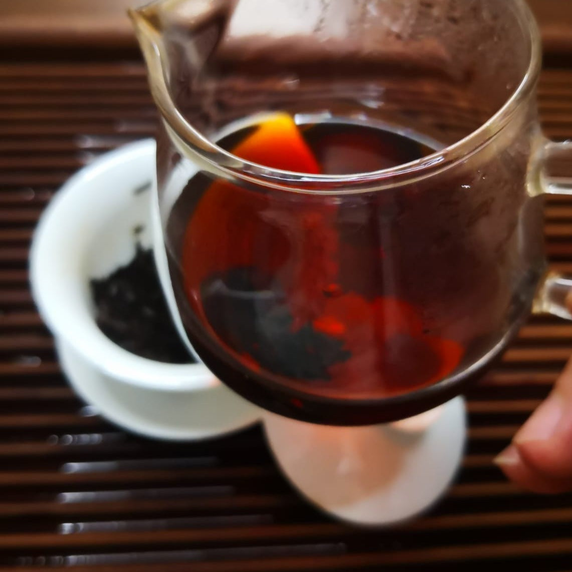 Premium 2010 Mt. Bulang Ancient Tree Shou PuEr Tea Cake - 200g Ripe Pu-Erh Tea from Brown Mountain, Perfect for Tea Ceremonies & Relaxation