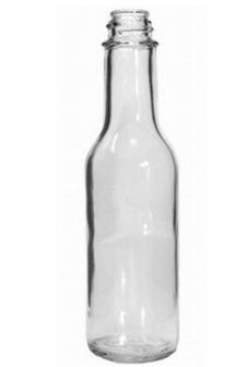 Bulk 5oz Glass Hot Sauce Bottles with Red Lids - Case of 12 Woozy Bottles for Hot Sauce, BBQ Sauce & Salad Dressing - Perfect for Home Chefs & Small Businesses