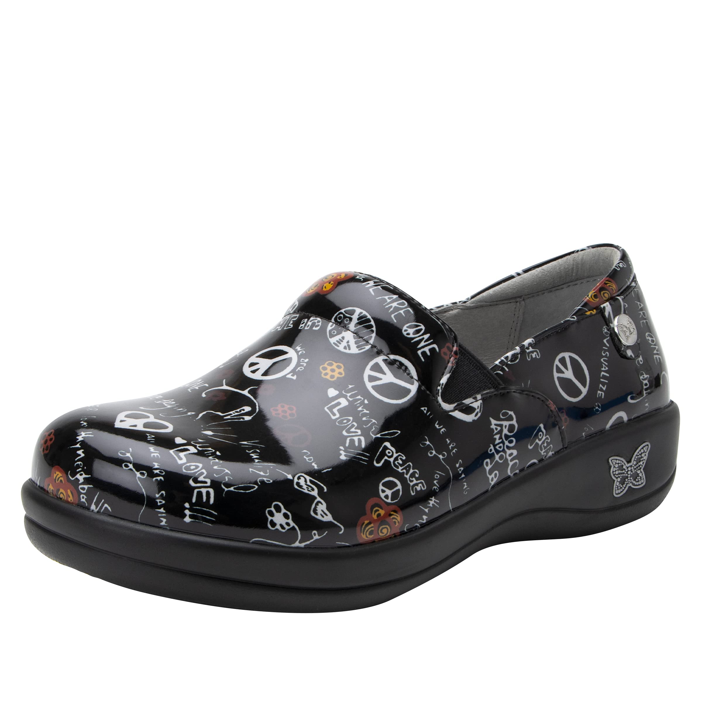 **Alegria Keli Women's Comfort Shoes - Slip-Resistant & Arch Support for Nurses, Teachers & Healthcare Workers**    *使用场景: Perfect for long shifts, standing all day, or walking on hard floors in hospitals, classrooms, and workplaces.*