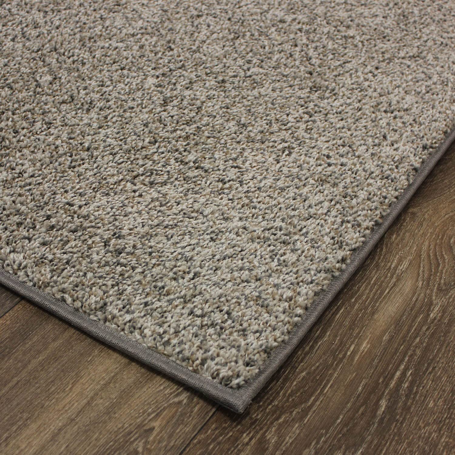 Premium KOECKRITZ Carbon Crystals Custom Cut 8x8 Frieze Indoor Area Rug - Soft Modern Carpet for Living Room, Bedroom & Home Decor