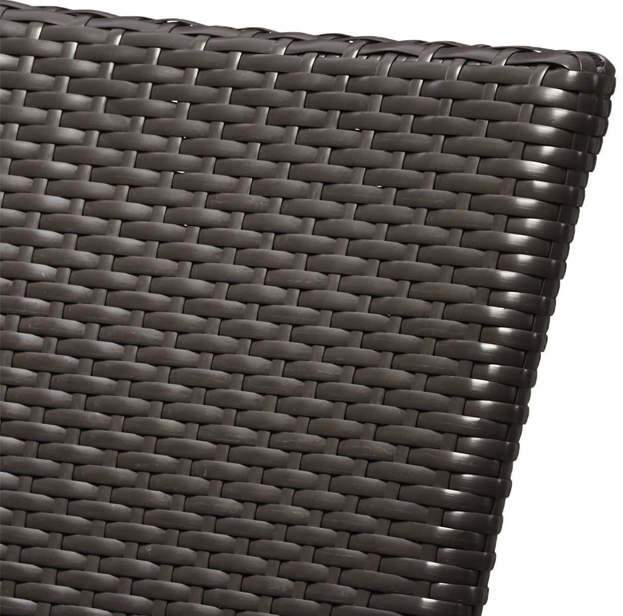 Modway Convene Wicker Rattan Outdoor Patio Dining Armchair with Cushion - Espresso Beige - Weather-Resistant Rattan Chair for Backyard, Garden, Poolside & Patio Relaxation